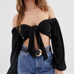 Front-Tie Crop Top